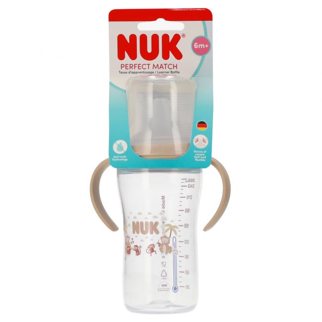 NUK Butelka PP 260ml Perfect Match Małpka 10216316 