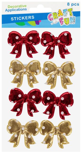 Naklejki Puffy Kokardki 8szt CRAFT WITH FUN 595871