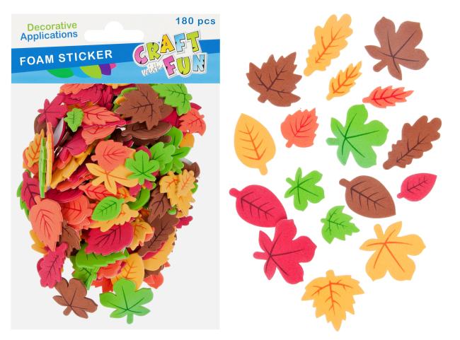 Ozdoba dekoracyjna filcowa samoprzylepna Liście CRAFT WITH FUN 463846