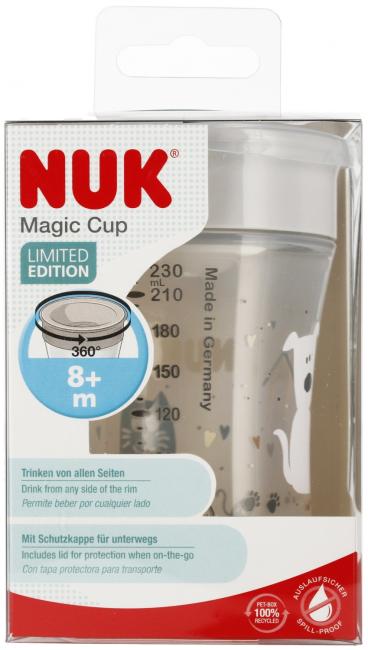 NUK Kubek 230 ml 8m   Magic Cup popielaty 10255684