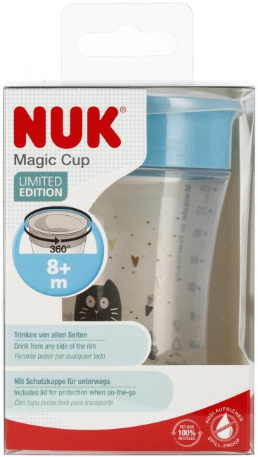 NUK Kubek 230 ml 8m   Magic Cup niebieski 10255684