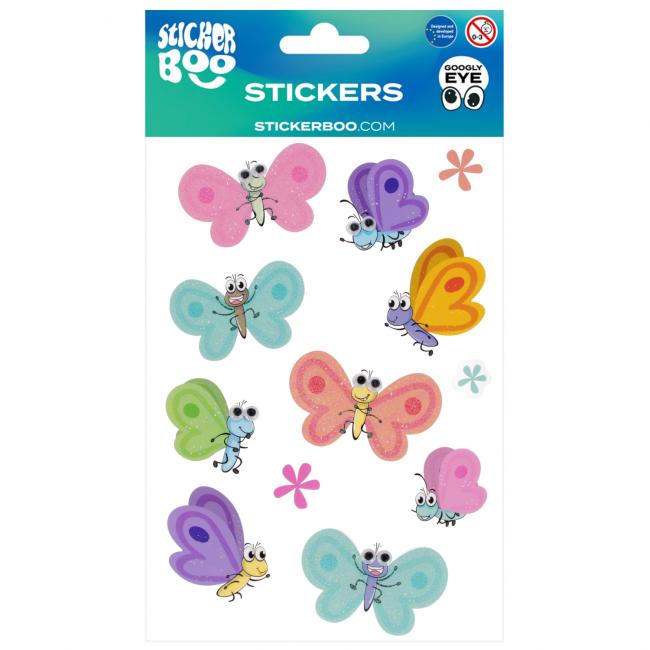 Naklejki 14x21 cm Motyle Goo Eye STICKER BOO 537776