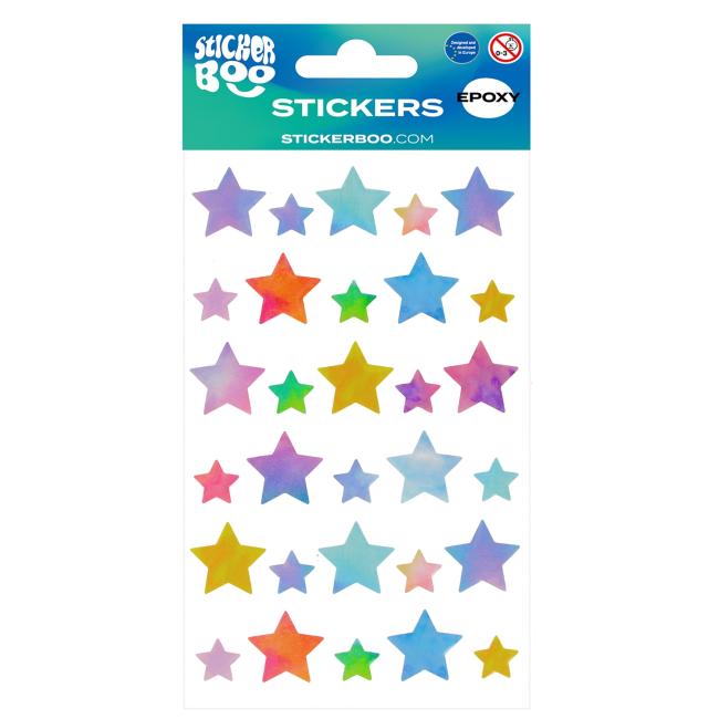 Naklejki 10x16 cm Gwiazdy Epoxy STICKER BOO 53778