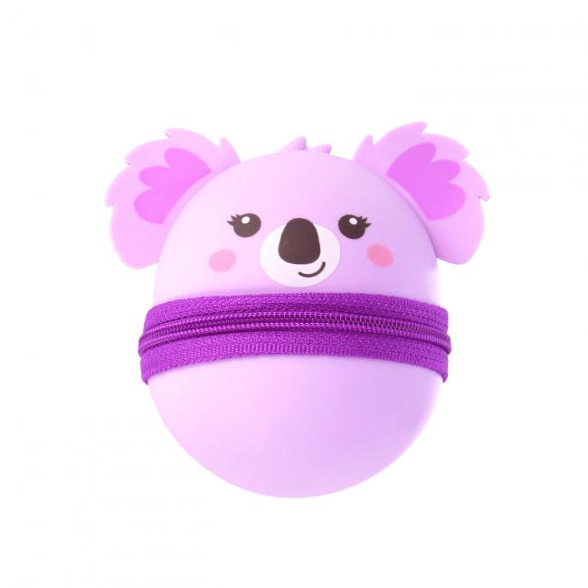 Piórnik silikon 1zamek siatka Koala  STARPAK 553825