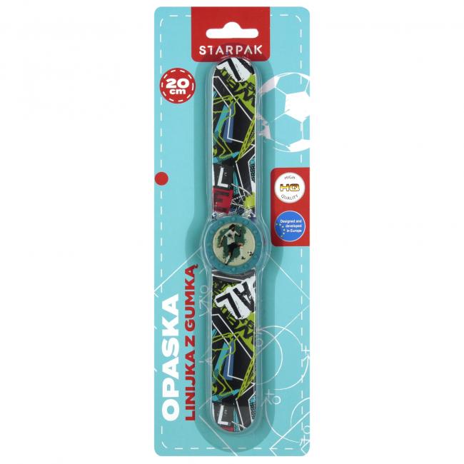 Opaska na rękę Linijka z gumką Boy STARPAK 549174
