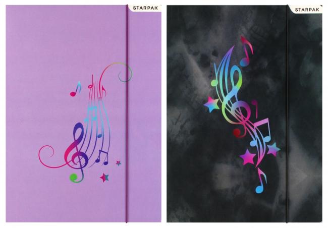 Teczka z gumką A4 Music STARPAK 536507