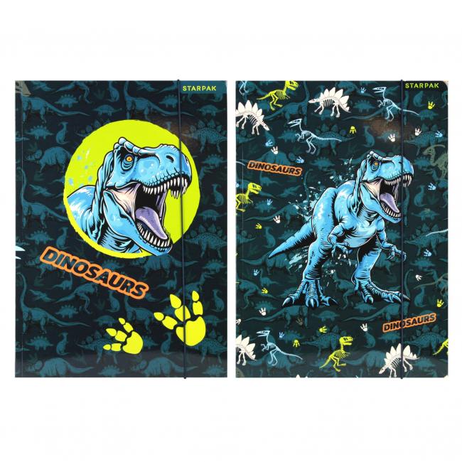 Teczka z gumką A4 Dino Glow STARPAK 559701