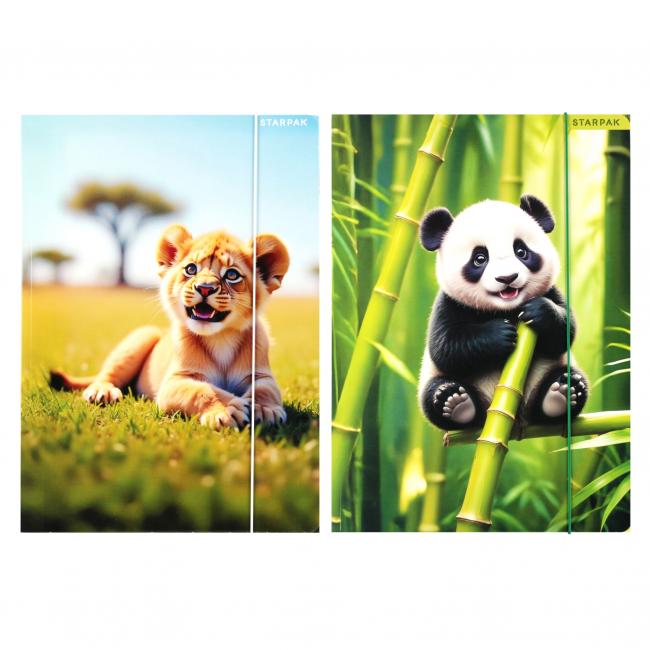 Teczka z gumką A4 Wild Animal STARPAK 559729