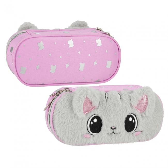 Piórnik saszetka 1zamek Kitty pluszowy STARPAK 550894
