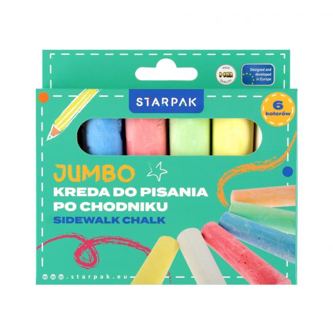 Kreda chodnikowa 6kol Jumbo STARPAK 559665