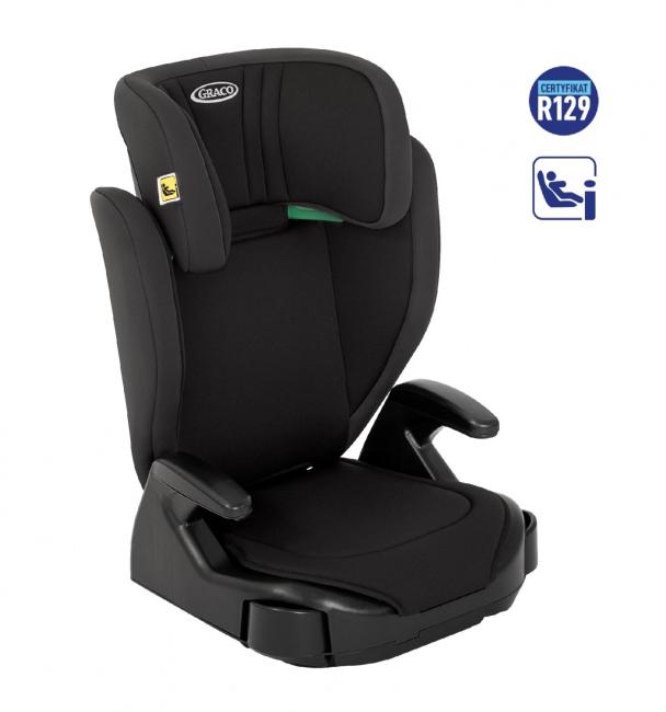 GRACO Fotelik samochodowy Junior Maxi I-Size R129 Midnight