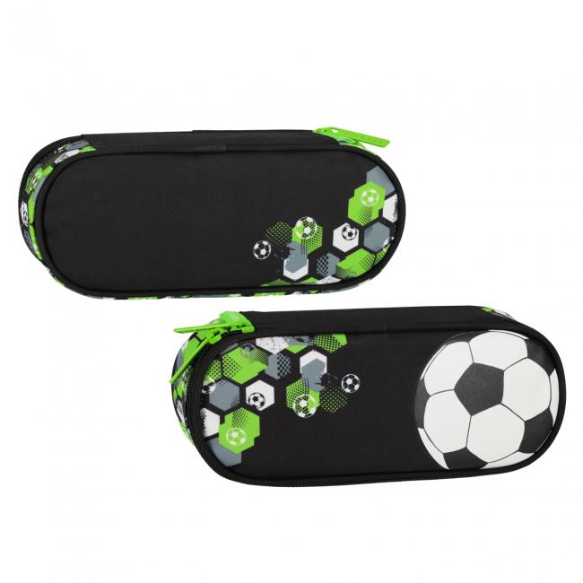 Piórnik saszetka 1zamek Football Green STARPAK 550910