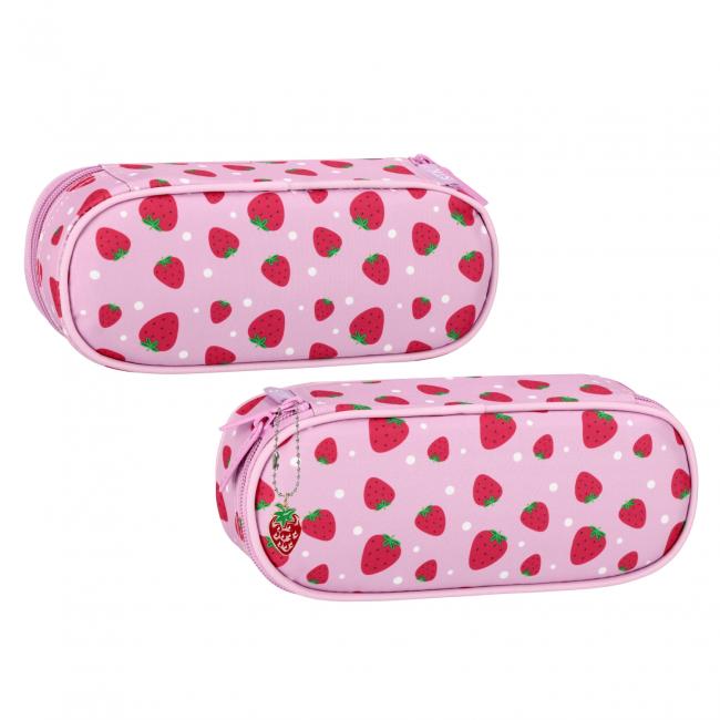 Piórnik saszetka 1zamek Fruits Truskawka STARPAK 550901