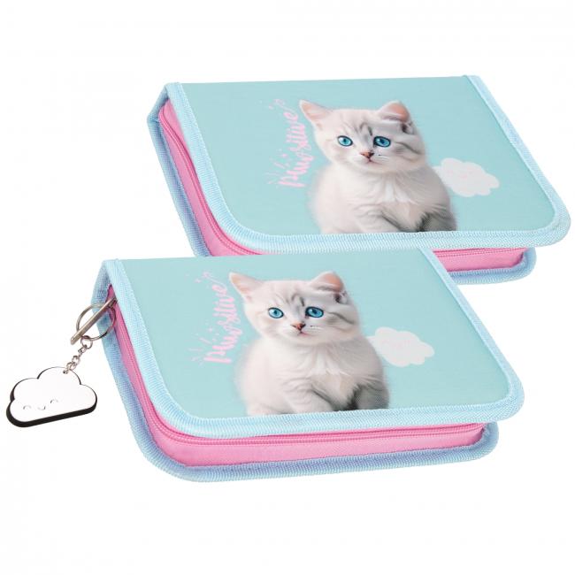 Piórnik 1zamek 2klapki bez wyposażenia Cuties Kitty STARPAK 550991