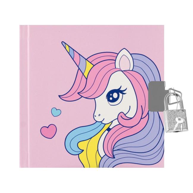 Pamiętnik zamykany Unicorn STARPAK 558484