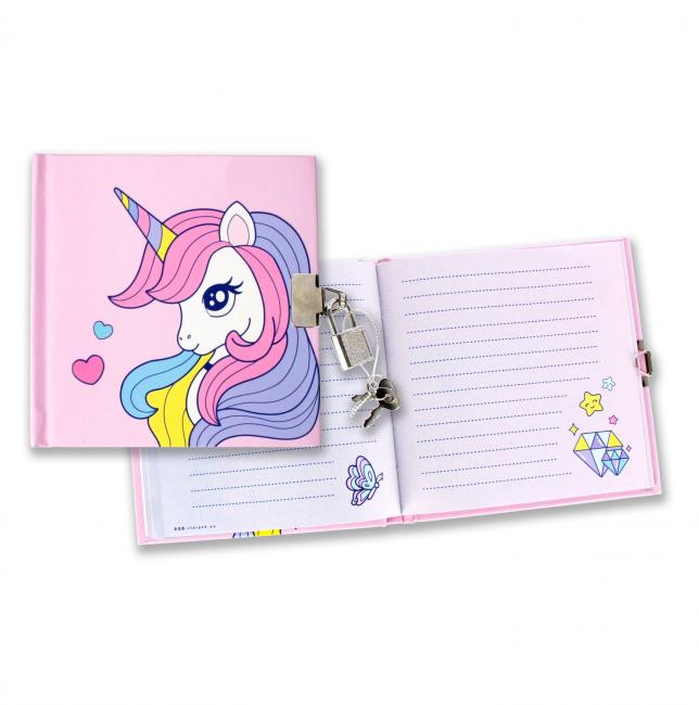 Pamiętnik zamykany Unicorn STARPAK 558484