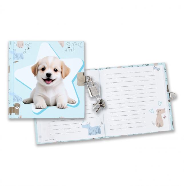 Pamiętnik zamykany Cuties Doggy STARPAK 558506