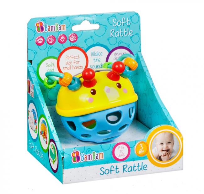 Miękka grzechotka Robaczek BAM BAM 428977