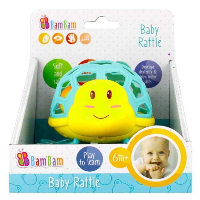 Grzechotka Żółw miękka BAM BAM 428973