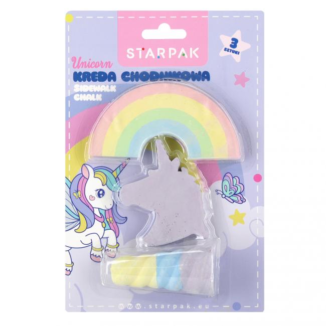 Kreda chodnikowa 3szt Unicorn STARPAK 561879