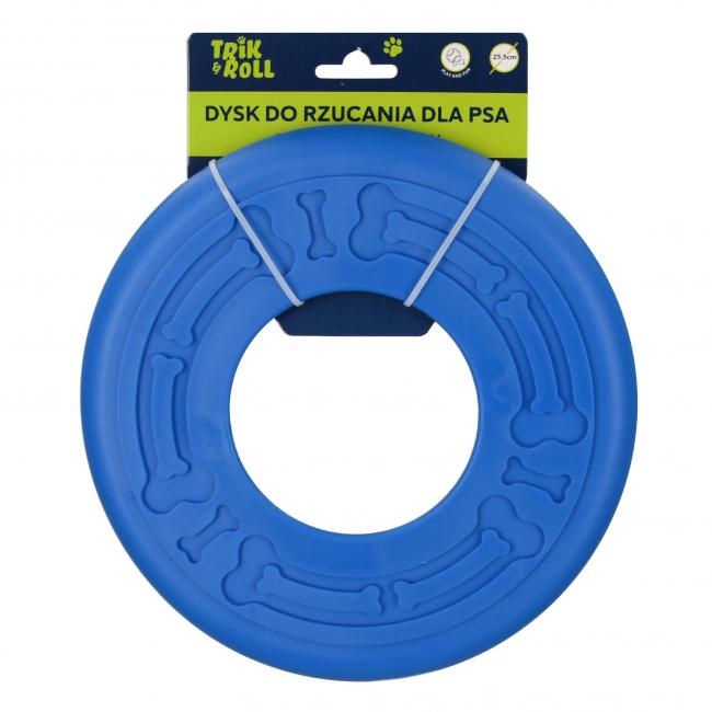 Dysk dla psa 25,5cm niebieski TRIK&ROLL 560682