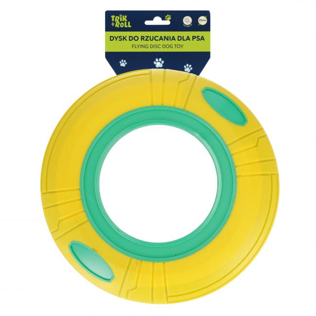 Dysk dla psa 25cm żółty TRIK&ROLL 560871