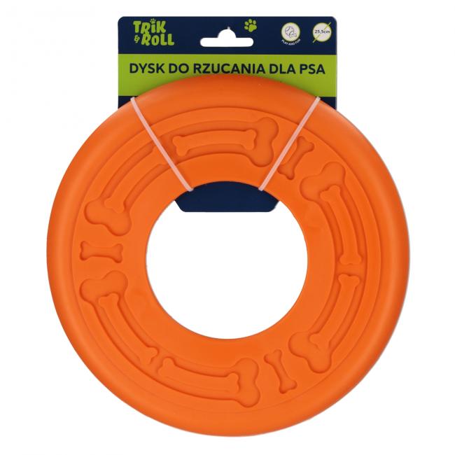 Dysk dla psa 26cm pomarańczowy TRIK&ROLL 560873