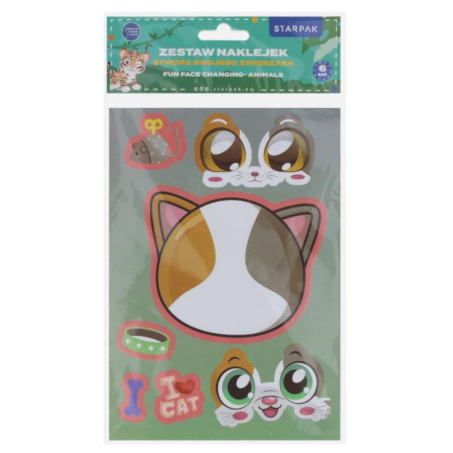 Zestaw naklejek Stwórz swojego zwierzaka STARPAK 563040