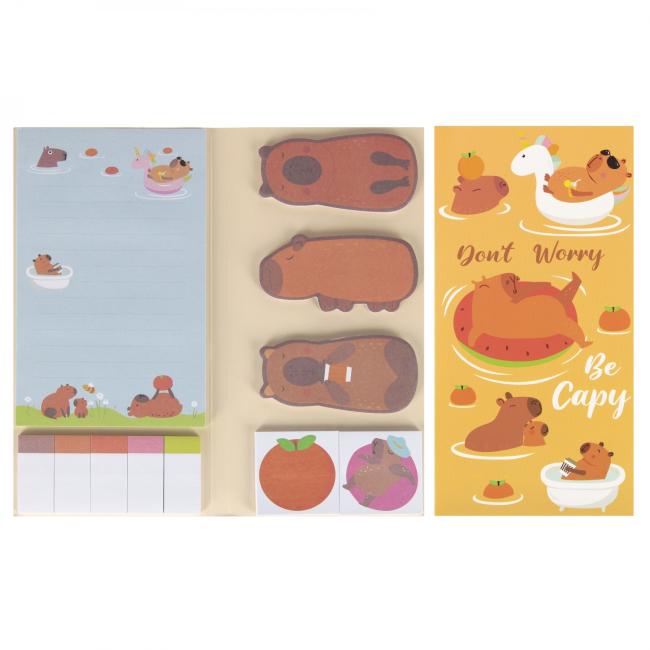 Zestaw notes z zakładkami Kapibara STARPAK 563057