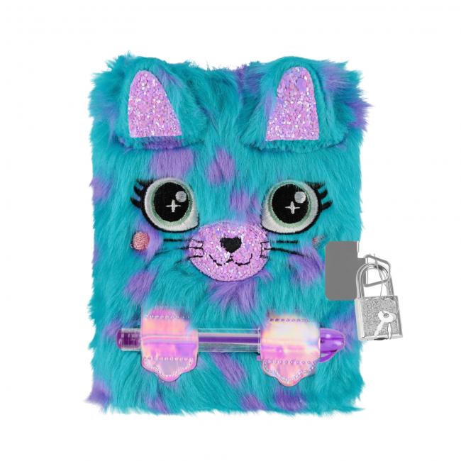 Pamiętnik pluszowy zamykany A6/60k Kot  STARPAK  564706