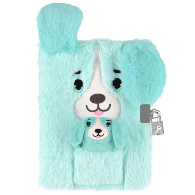 Pamiętnik pluszowy zamykany A5/80k Dog STARPAK 564709