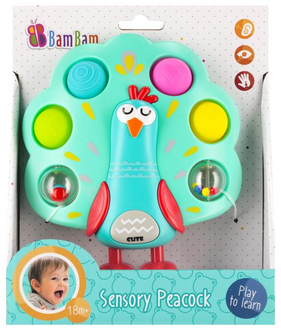Zabawka sensoryczna Paw BAM BAM 568985