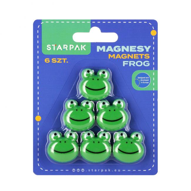 Magnesy  Żaba 25mm op.6 szt. STARPAK 438889