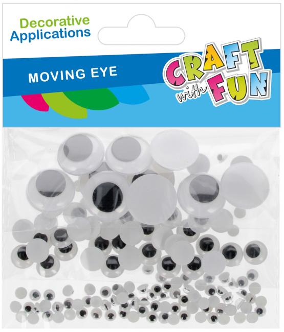 Ozdoba dekoracyjna samoprzylepne Oczy 3w1 mix CRAFT WITH FUN 567207
