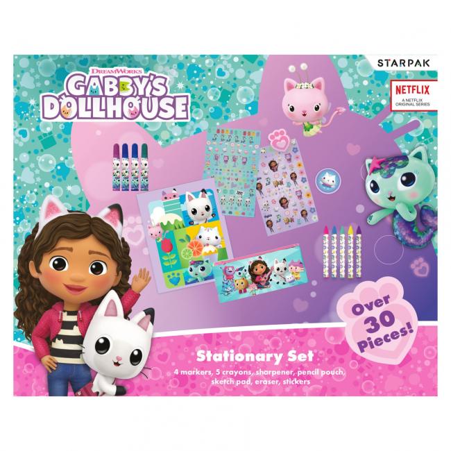 Zestaw artystyczny z naklejkami Gabby s Dollhouse STARPAK 537102