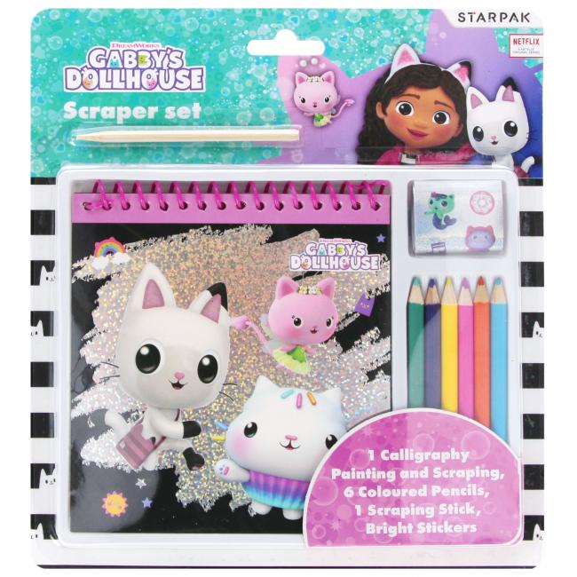 Zestaw kreatywny malowanka/wydrapywanka Gabby s Dollhouse STARPAK 537210