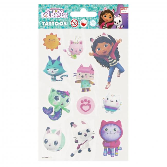 Tatuaż Gabby s Dollhouse 10x18 STICKER BOO 540812