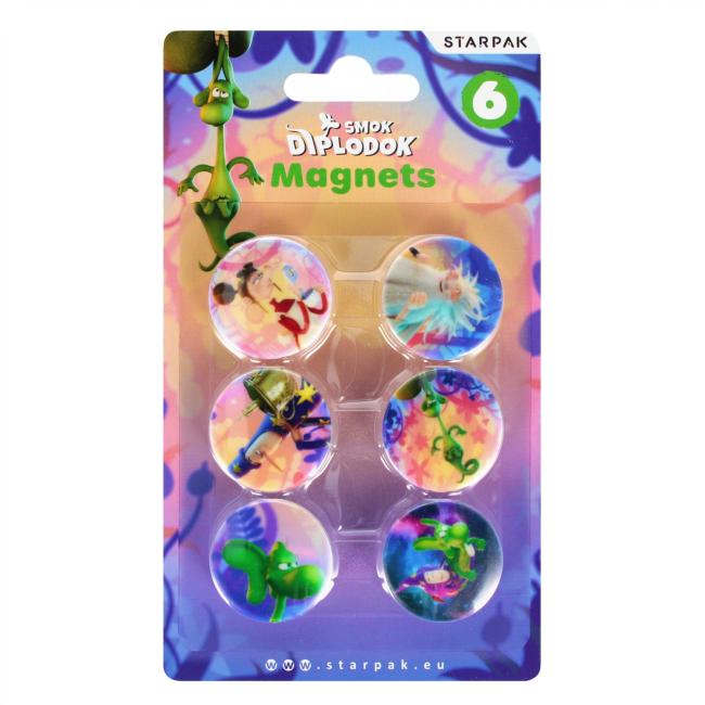 Magnes 30mm Diplodok op.6 szt. STARPAK 546495