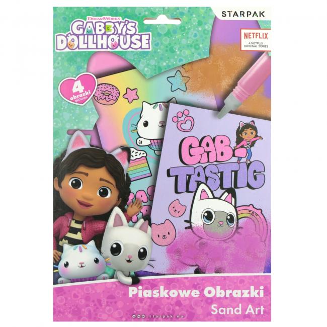 Zestaw kreatywny piaskowe obrazki Gabbys STARPAK 549176