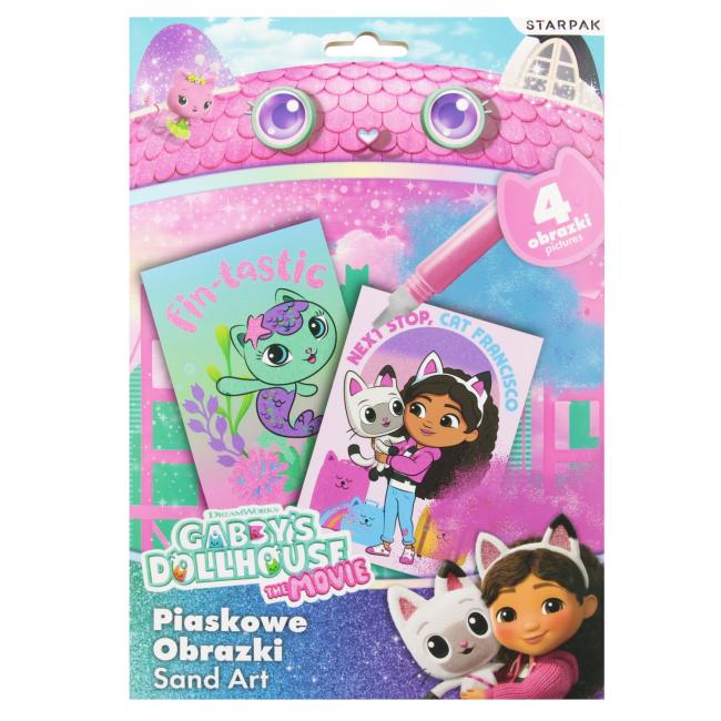Zestaw kreatyny Piaskowe obrazki Gabby s Dollhouse the Movie STARPAK 564099