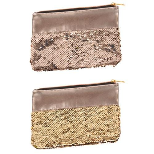 Piórnik saszetka cekiny 1zamek STARPAK 396700