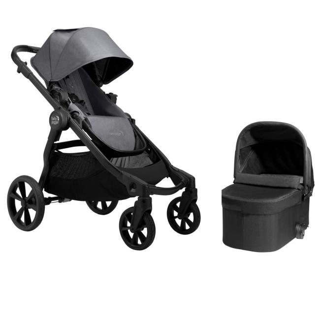 BABY JOGGER Wózek City Select 2 modułowy 1 2 dzieci z siedziskiem i gondolą Radiant Slate