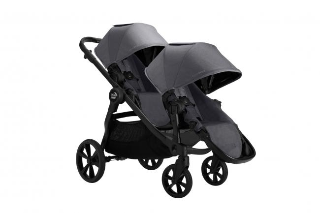 BABY JOGGER Wózek City Select 2 modułowy 1 2 dzieci z dwoma siedziskami Radiant Slate