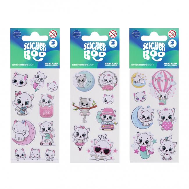 Naklejki 6x18 cm Kotki STICKERBOO 568336