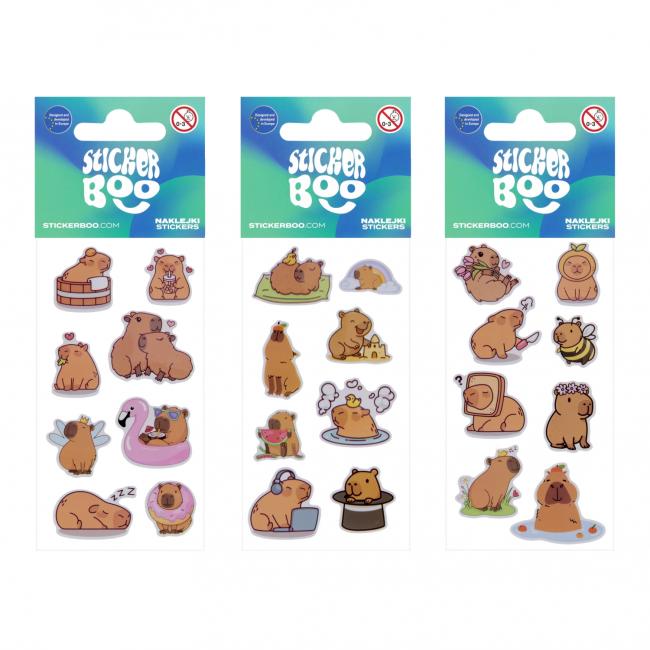 Naklejki 6x18 cm Kapibara STICKERBOO 572110