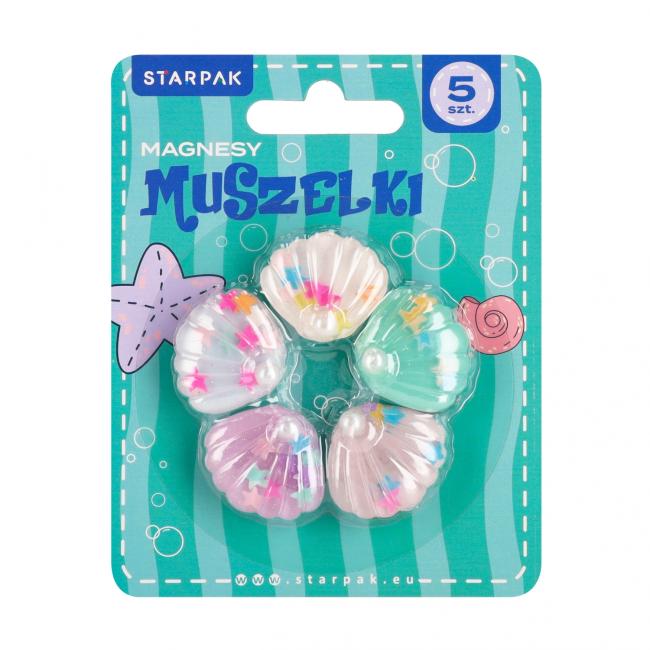 Magnesy Muszelki 30mm op.5szt. STARPAK 576504