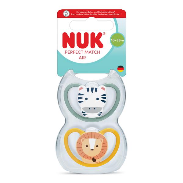 NUK Smoczek uspokajający 2 elementy 18-36m Perfect Match mix 10177220