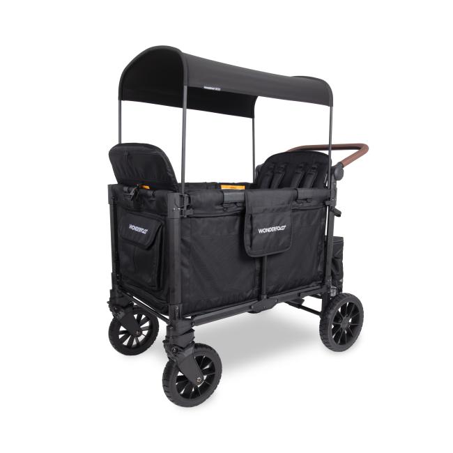 WONDERFOLD Wózek 4-osobowy W4 Luxe Pro Jet Black