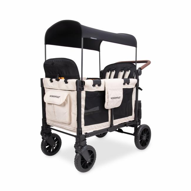 WONDERFOLD Wózek 4-osobowy W4 Luxe Pro Sandy Beige