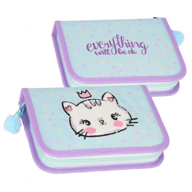 Piórnik 1zamek 2klapki bez wyposażenia Kitty STARPAK 576199